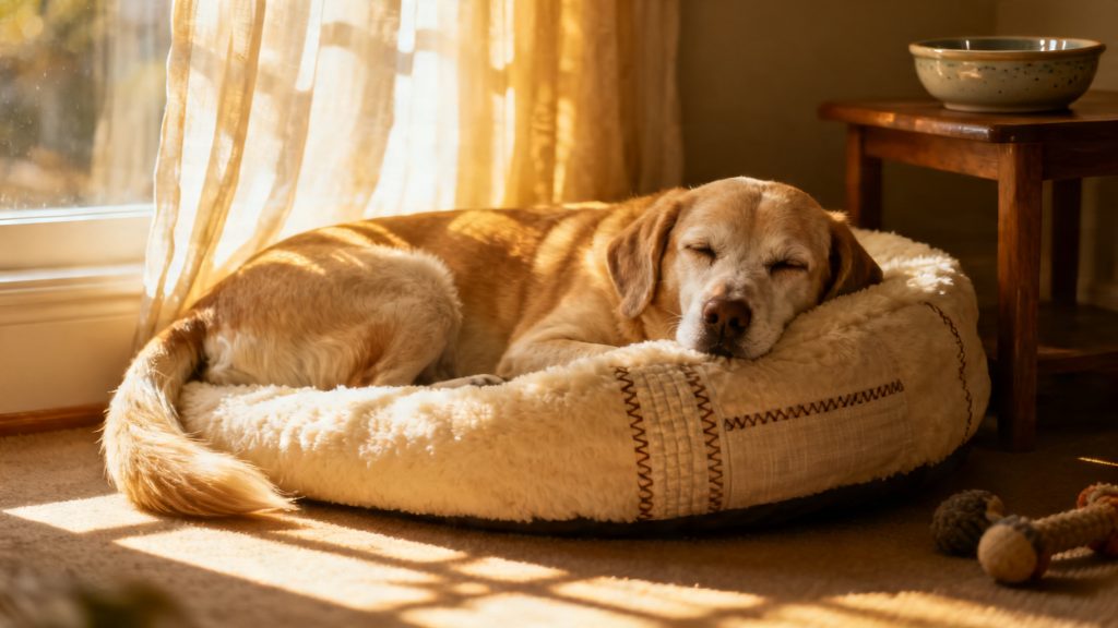 signs a dog is becoming senior