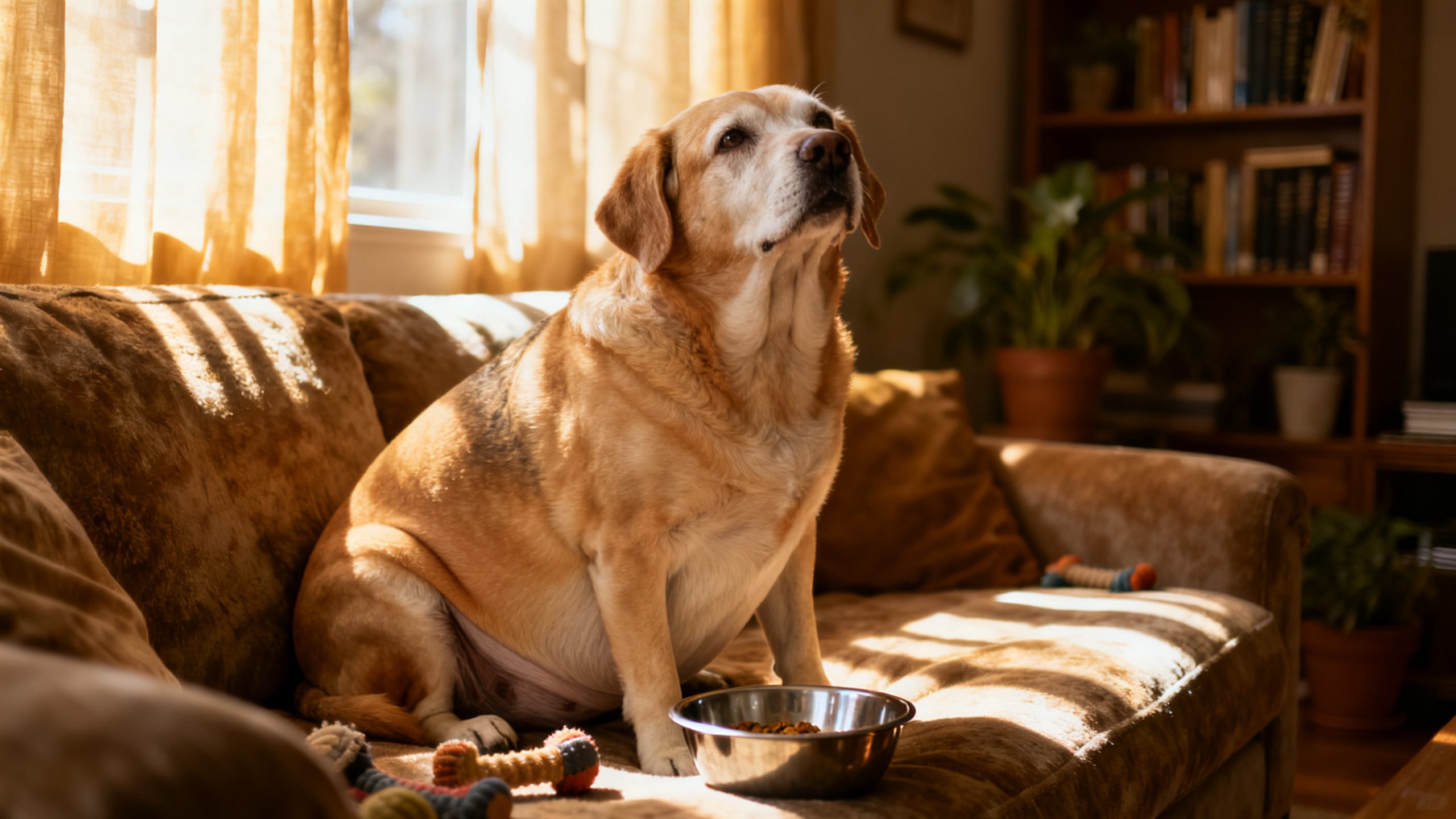 Why Is My Senior Dog Gaining Weight? And What to Do About It