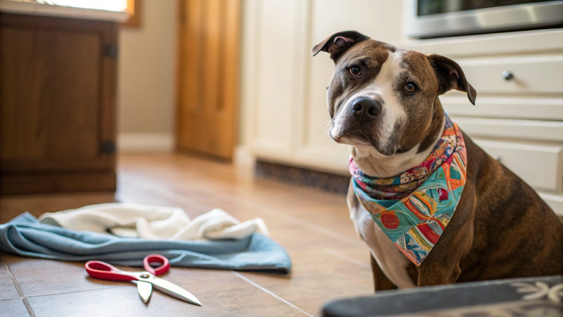 How to Make a Dog Bandana the No Sew Method