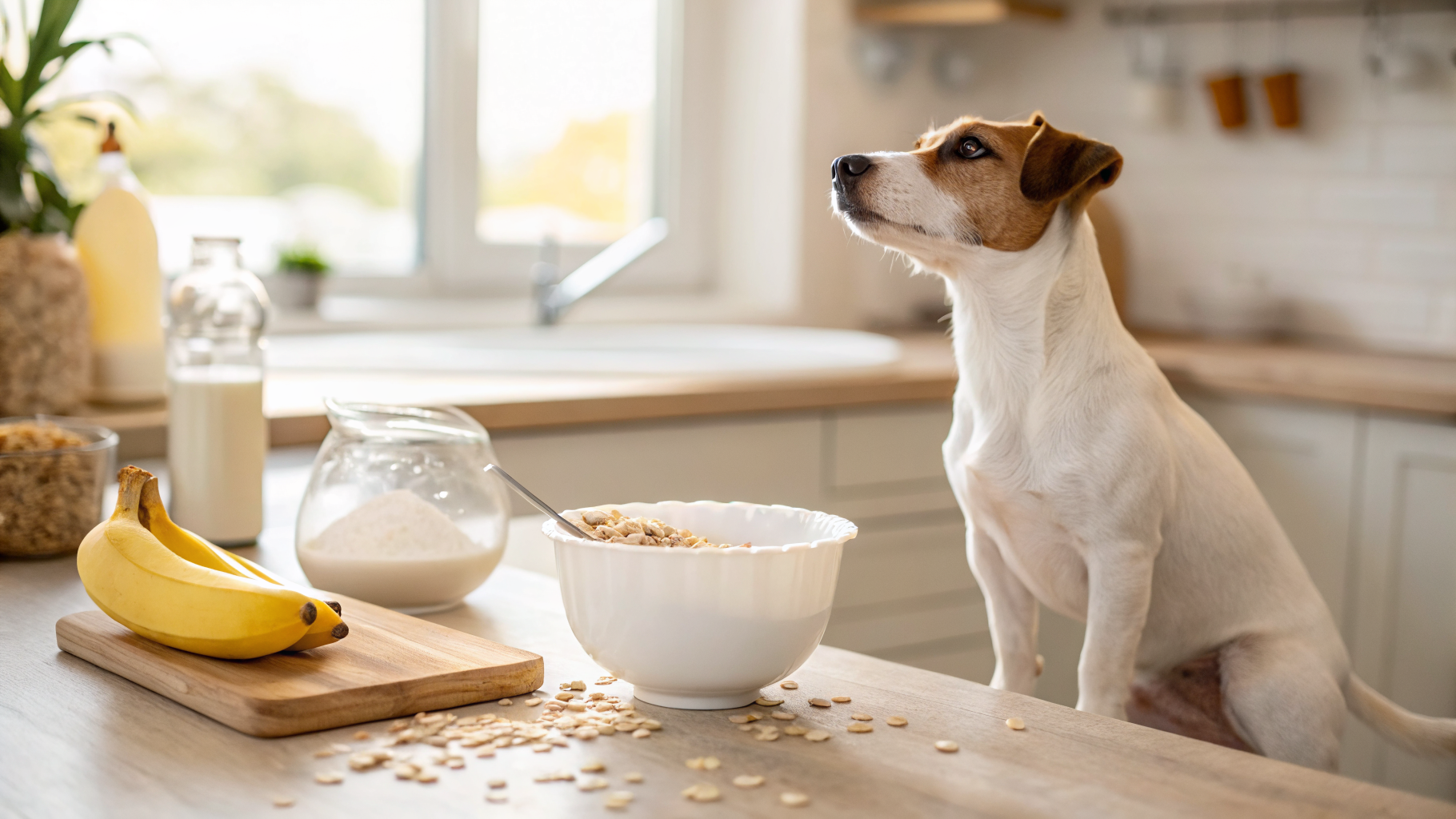 oat and banana dog treats